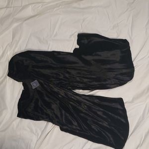 Vintage GAP velour black drawstring pants Size XS